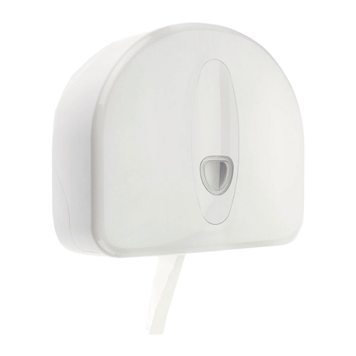 Toilet Roll Dispenser - Jumbo - Plastic - White