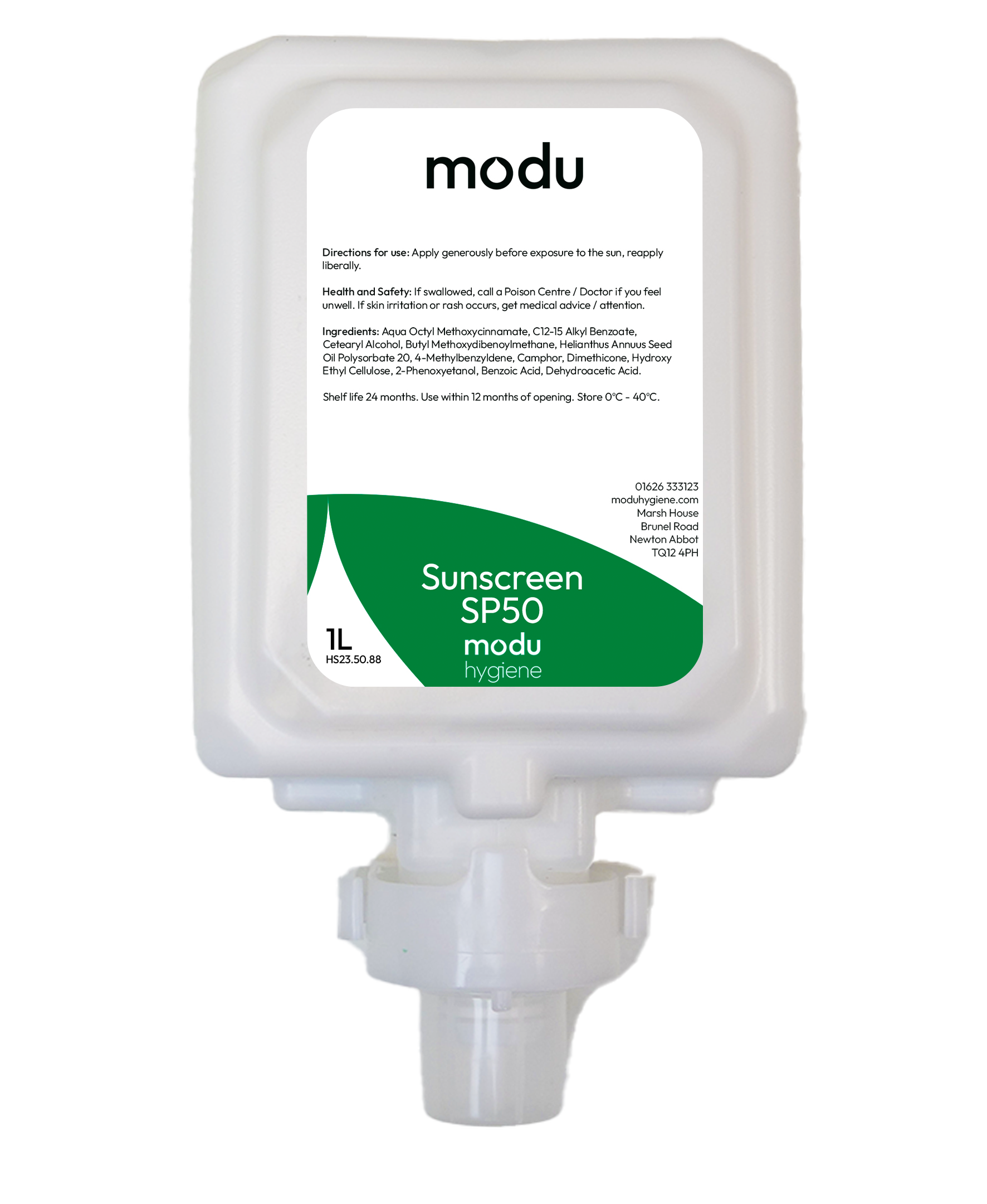 SPF50 Sunscreen - 6x1L Cartridges