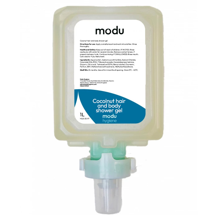 Coconut Hair and Body Shower Gel - 6x1L Cartridges
