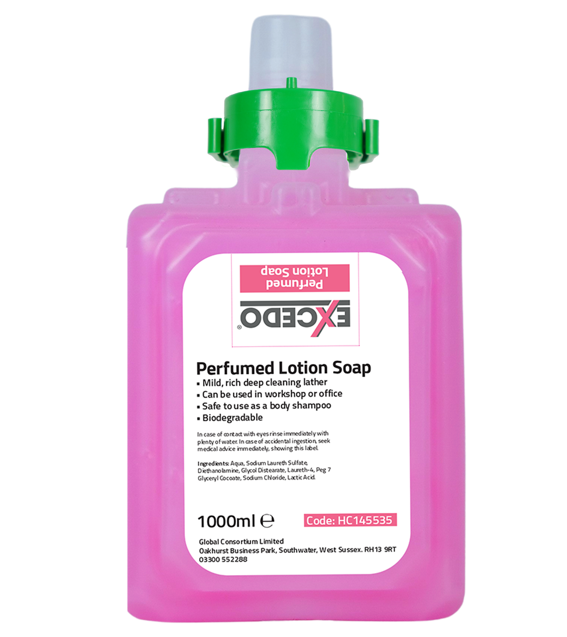 Pink Pearl Lotion Soap - 6 x1L Cartridges