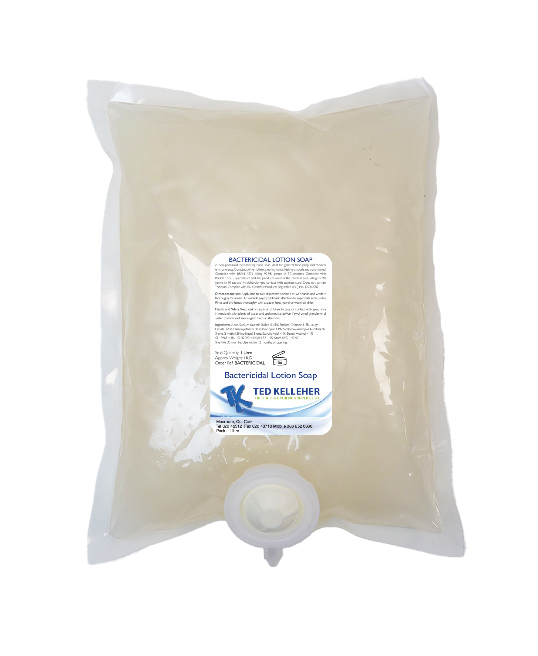 Bactericidal Lotion Soap - 6x1L Pouches